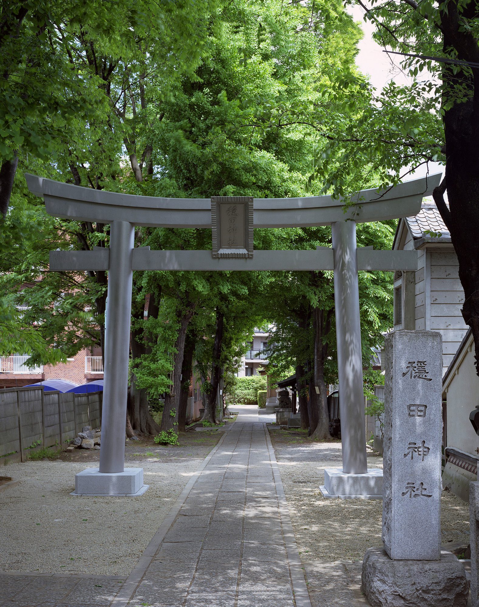 穏田神社 鳥居